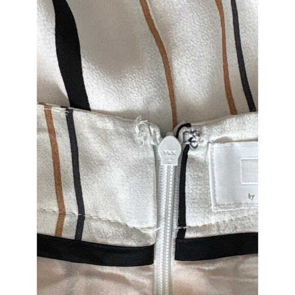 Anthropologie ETT:TWA Plus Manon Striped Flared Wide Leg Pants White Size 14 - Picture 14 of 14